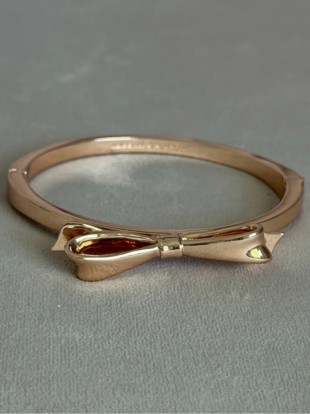 kate spade Rose Gold Take a Bow Bangle 🎀